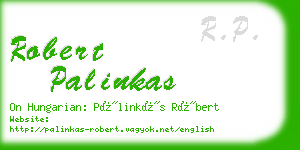 robert palinkas business card